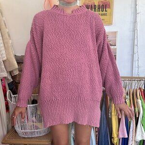 vvintage mauve dusty pink sweater